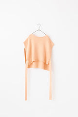 Ivory Knit Layering Vest