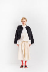 Reservable Cotton Skirt Ivory