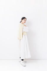 Ivory Knit Layering Vest