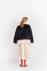 Reservable Cotton Skirt Ivory