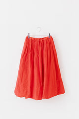 Reservable Cotton Skirt Ivory