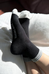 Girlfriend Socks Black Grey