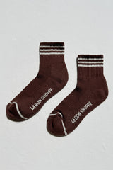 Girlfriend Socks Mahogany