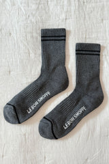 Boyfriend Socks Charcoal