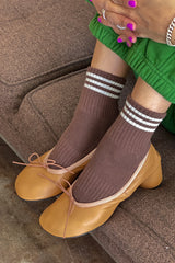 Girlfriend Socks Mahogany