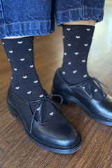 Sneaker Heart Black/Cream