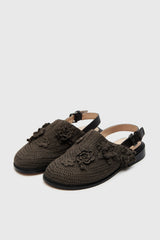 Crochet Mule Brown