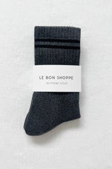 Boyfriend Socks Charcoal