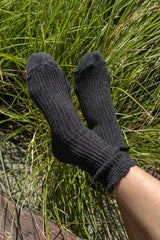 Linen Scallop Charcoal