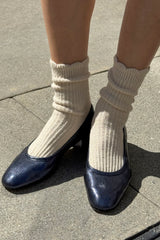 Linen Scallop Natural