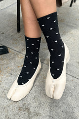 Sneaker Heart Black/Cream