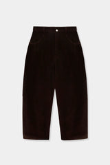 Corduroy Baggy Pants Brown