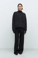 Baby Alpaca Cardigan Anthracite