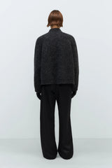 Baby Alpaca Cardigan Anthracite