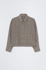 Checked Shirt Brown