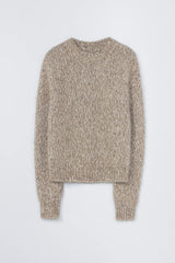 Chunky Sweater Beige Melange