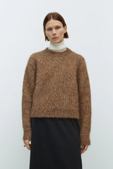 Chunky Sweater Brown Melange