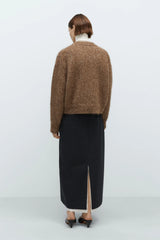 Chunky Sweater Brown Melange