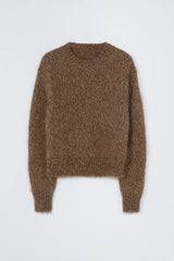 Chunky Sweater Brown Melange
