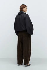 Corduroy Baggy Pants Brown
