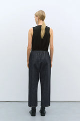 Denim Relaxed Pant Black