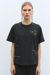 Instante Embroidered T-Shirt Black