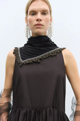 Merino Wool Bandana Black