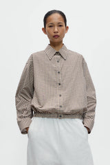 Checked Bomber Shirt