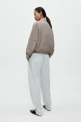 Checked Bomber Shirt