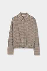 Checked Bomber Shirt