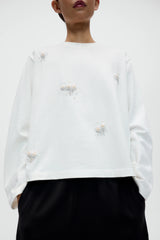 Embellished Long Sleeve Tee