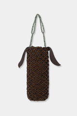 Handmade Wooden Beaded Bag