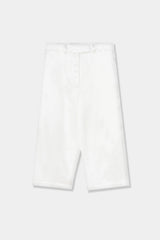 Low Rise Satin Capri Pants