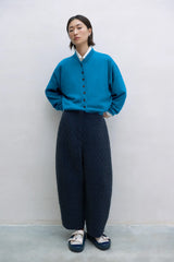 Quilted Curved Pants