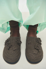 Crochet Mule Brown