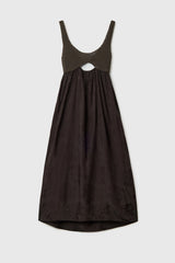 Handmade Crochet Dress Dark Brown