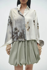 Printed Classic Shirt Bicolour