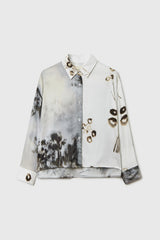 Printed Classic Shirt Bicolour