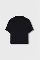 Cotton Polo Black
