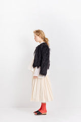 Reservable Cotton Skirt Ivory