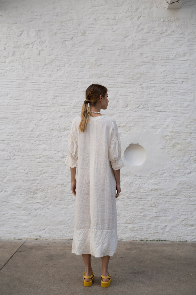 Magnolia Dress Chalk