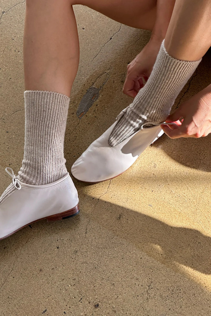 Winter Sparkle Socks Champange