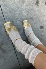 Winter Sparkle Socks Champange