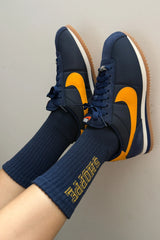 Preppy Socks Navy/Gold