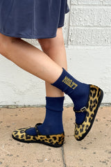 Preppy Socks Navy/Gold