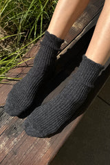 Linen Scallop Charcoal