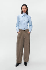 Corduroy Baggy Pants Sage