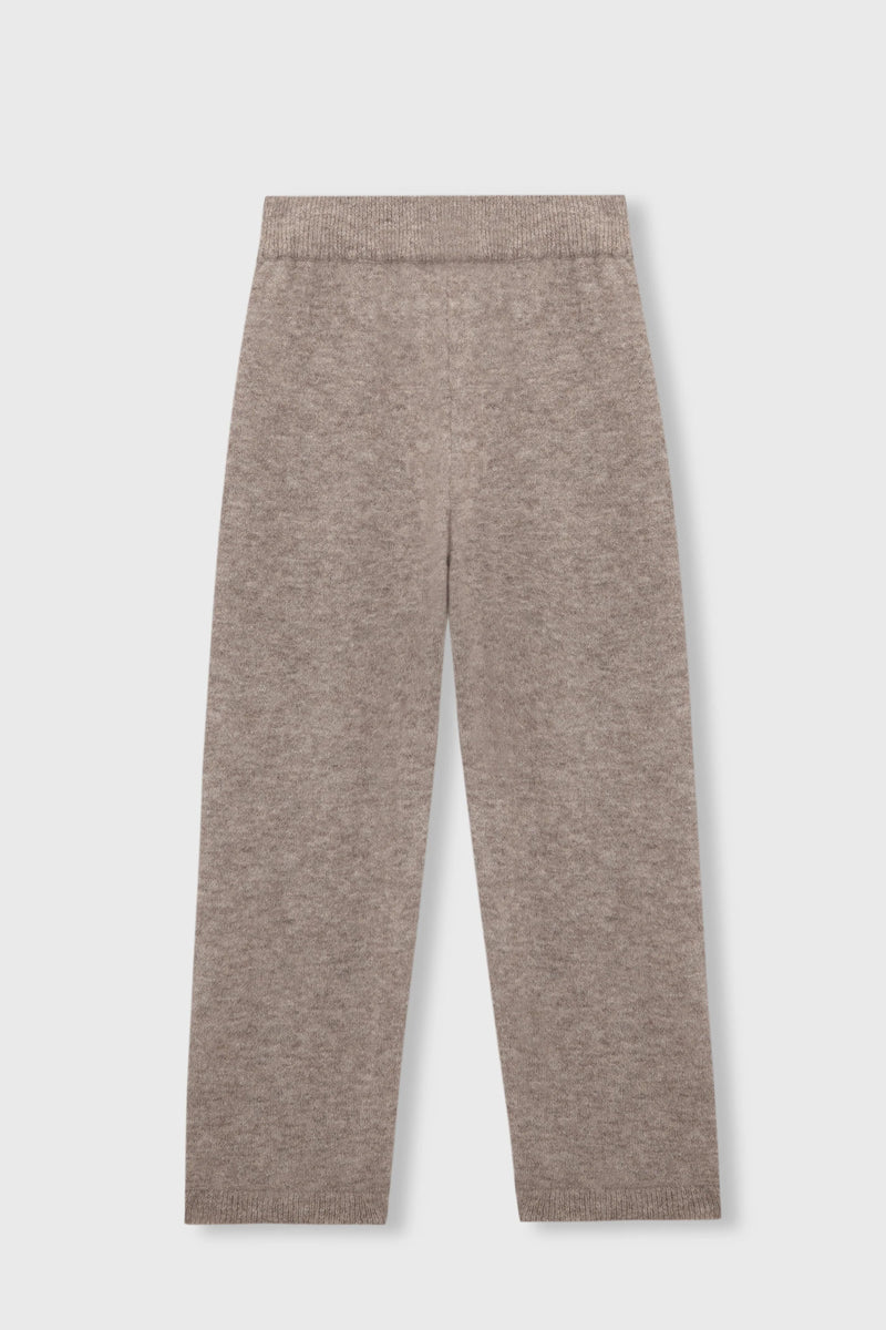 Baby Alpaca Knit Pants Taupe