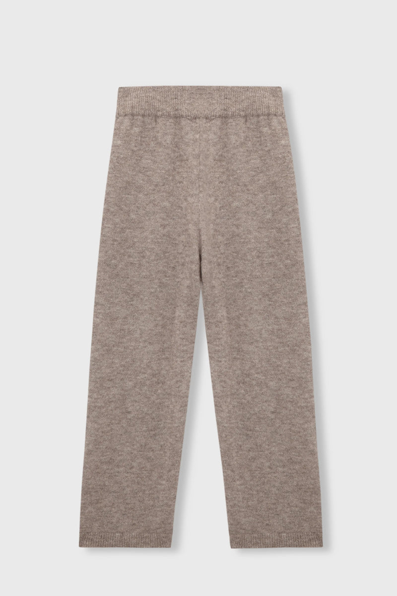 Baby Alpaca Knit Pants Taupe