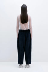 Corduroy Baggy Pants Navy